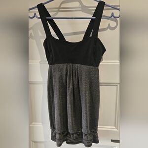 lululemon athletica Black and Gray Tank Top